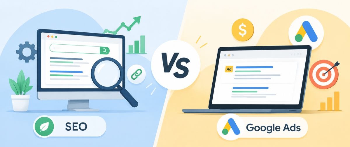 SEO vs Google Ads: Which Delivers Better ROI for Your Business?